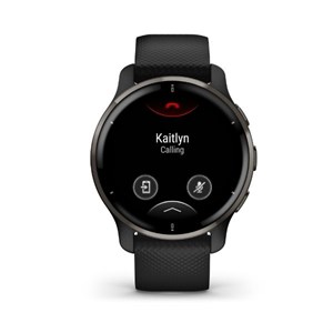 GARMIN - Venu 2 Plus, GPS, Schwarz + Schiefer Smartwatch